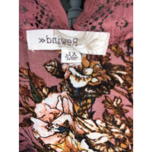 Rose floral cold shoulder blouse - Picture 4 of 4